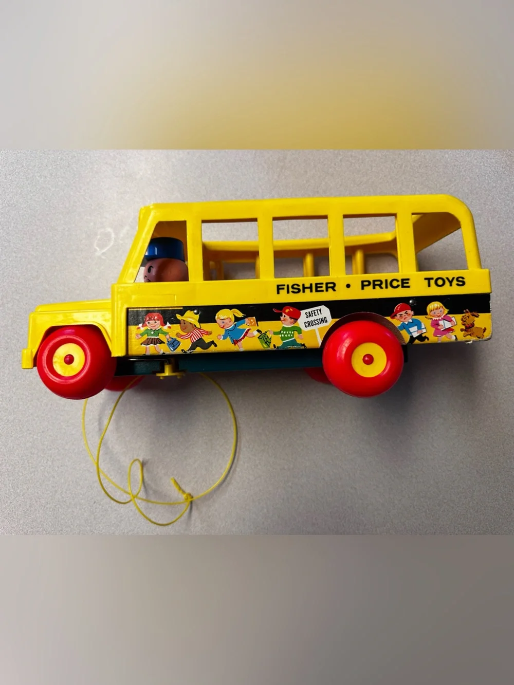 Vintage 1965 Fisher Price School Bus